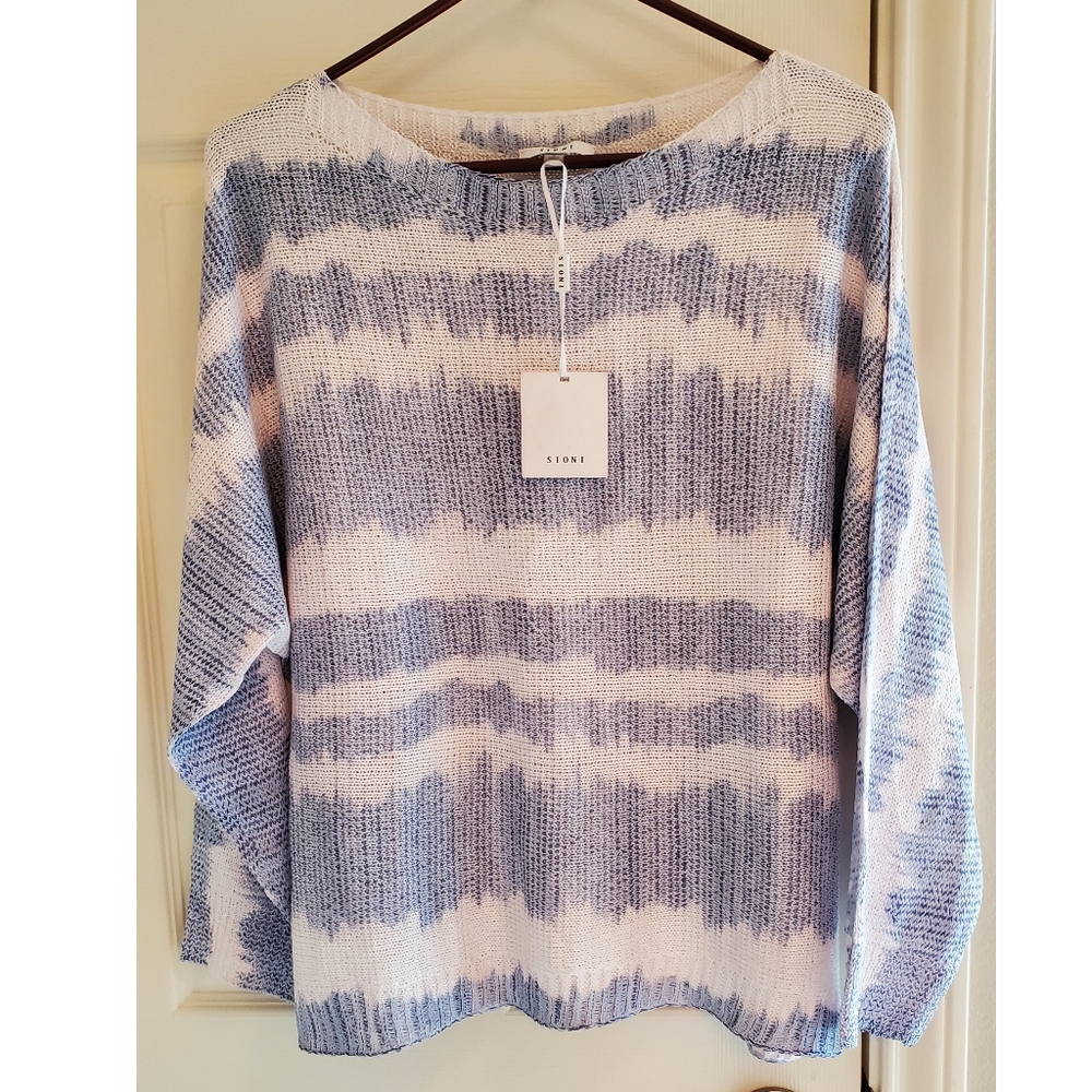 COPY - NEW Sioni Striped Dolman Sweater